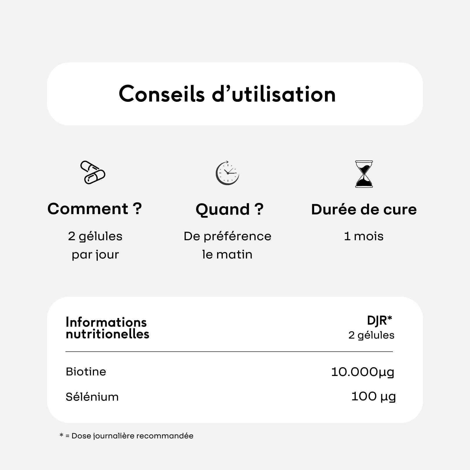 Biotine - 60 gélules