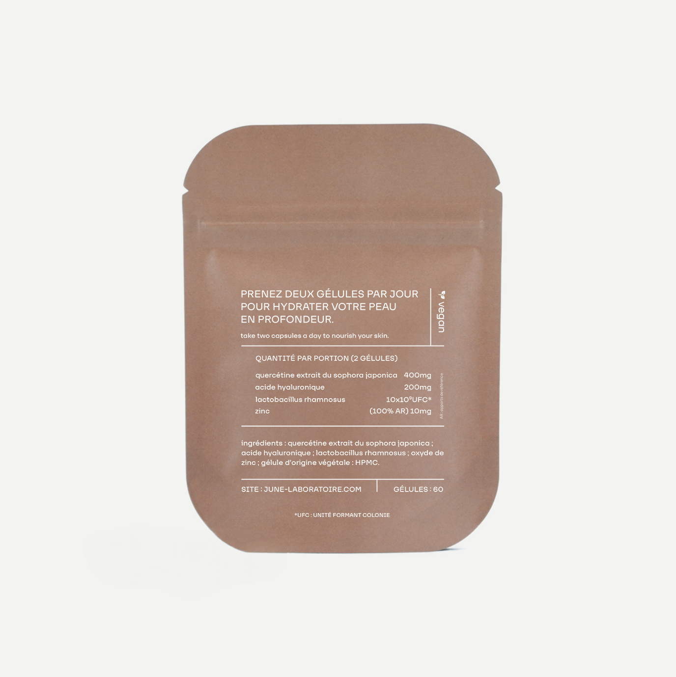 Acide hyaluronique + Quercétine + Zinc