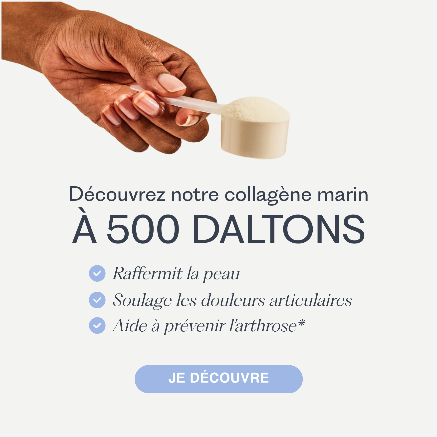 Renforcer - Collagène Marin en Poudre 500 daltons - 200g
