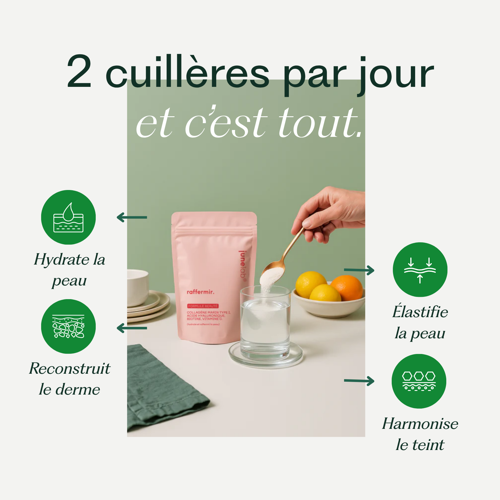 Raffermir - Collagène Marin Formule Anti-âge en Poudre - 200g