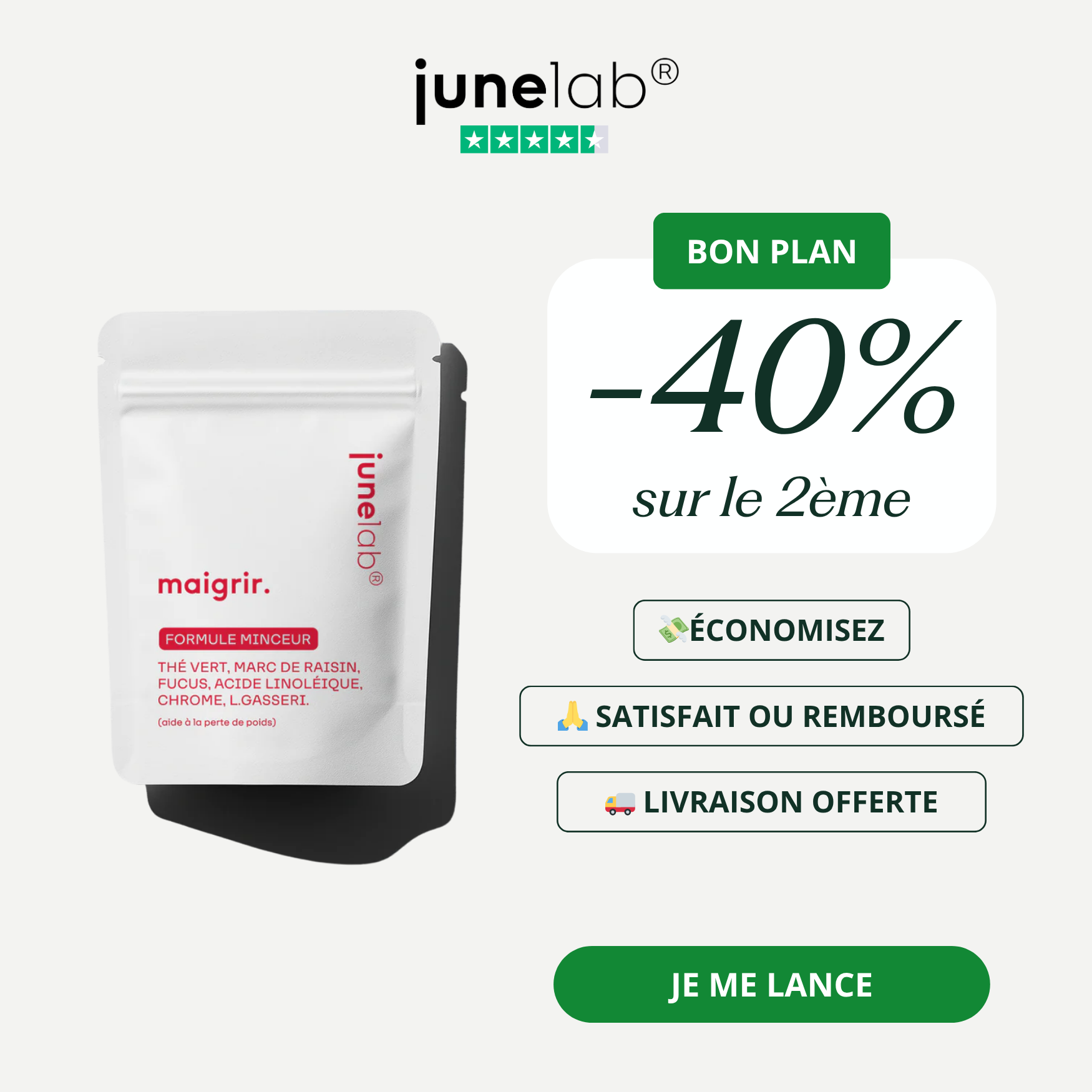 Maigrir - Formule Minceur Junelab®