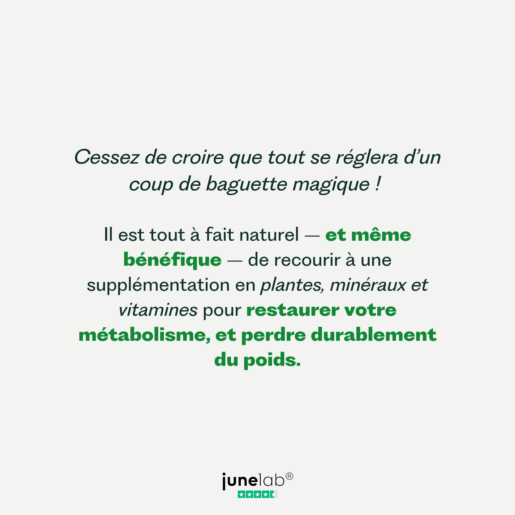 Maigrir - Formule Minceur Junelab®