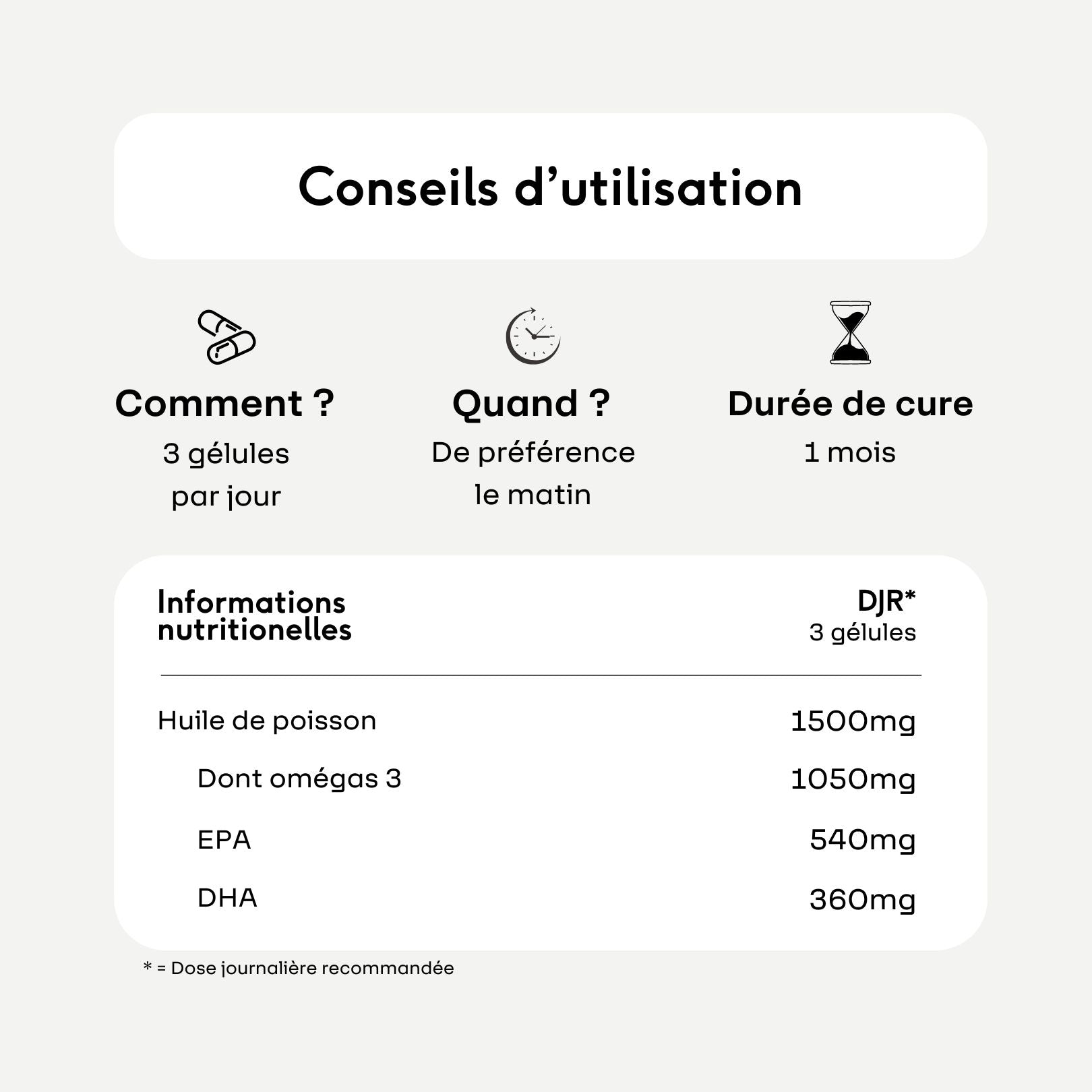 Oméga 3 - 90 gélules