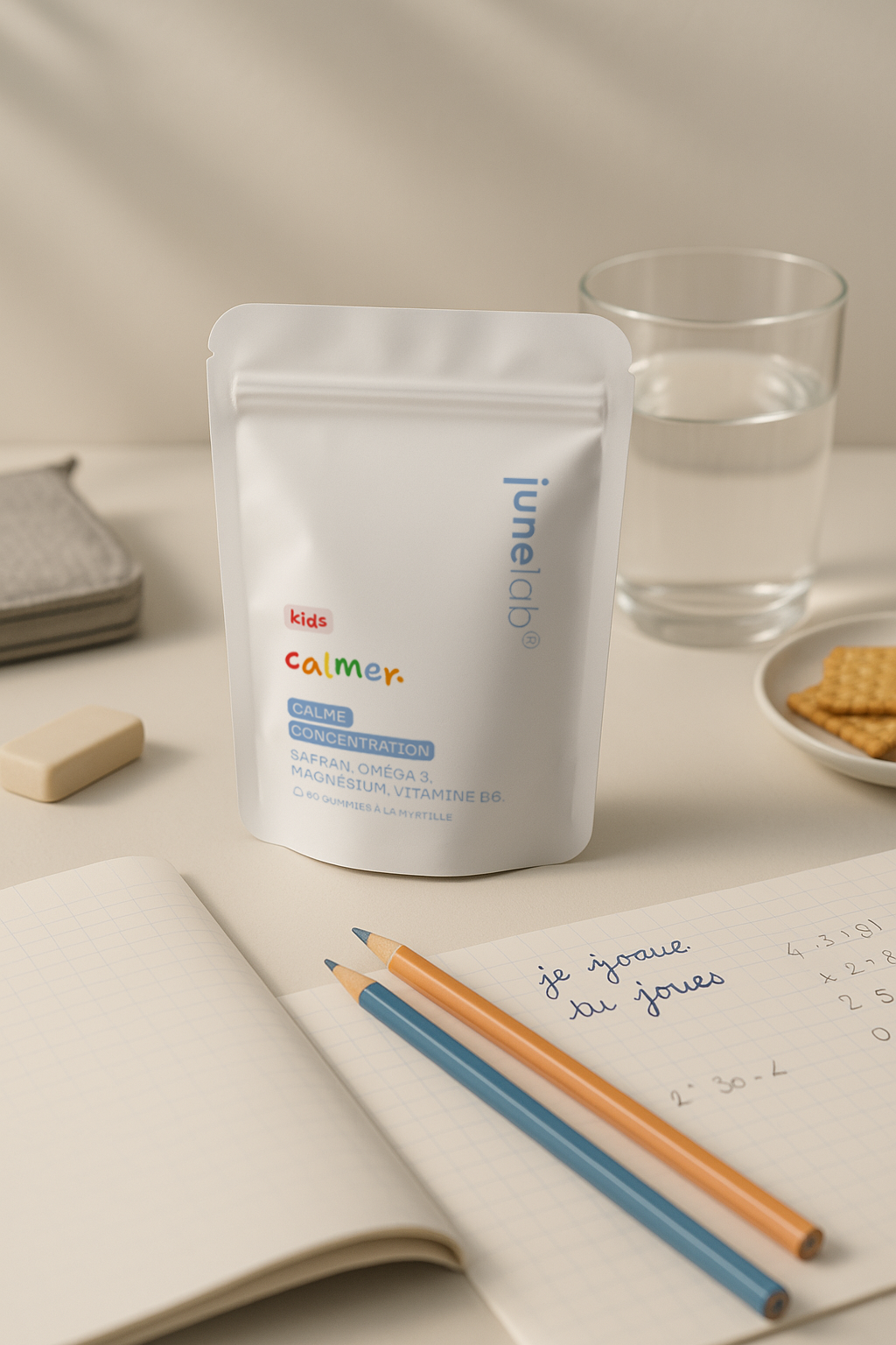 Relaxing Gummies for Children with ADHD - Calm by Junelab® - 90 Gummies