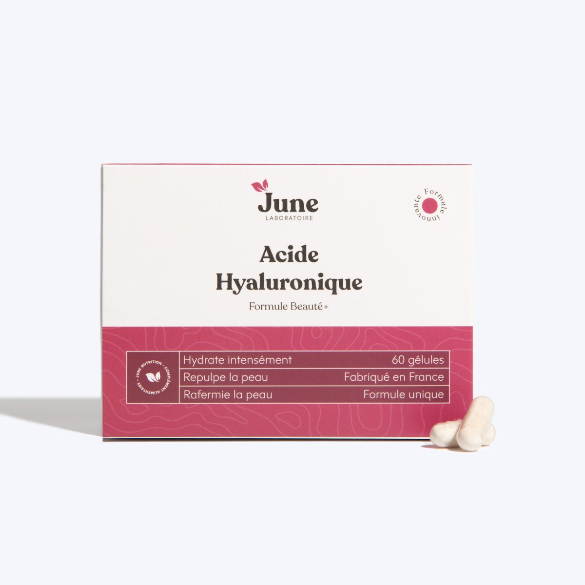 Acide Hyaluronique | Beauté du Visage | 60 gélules - June Laboratoire